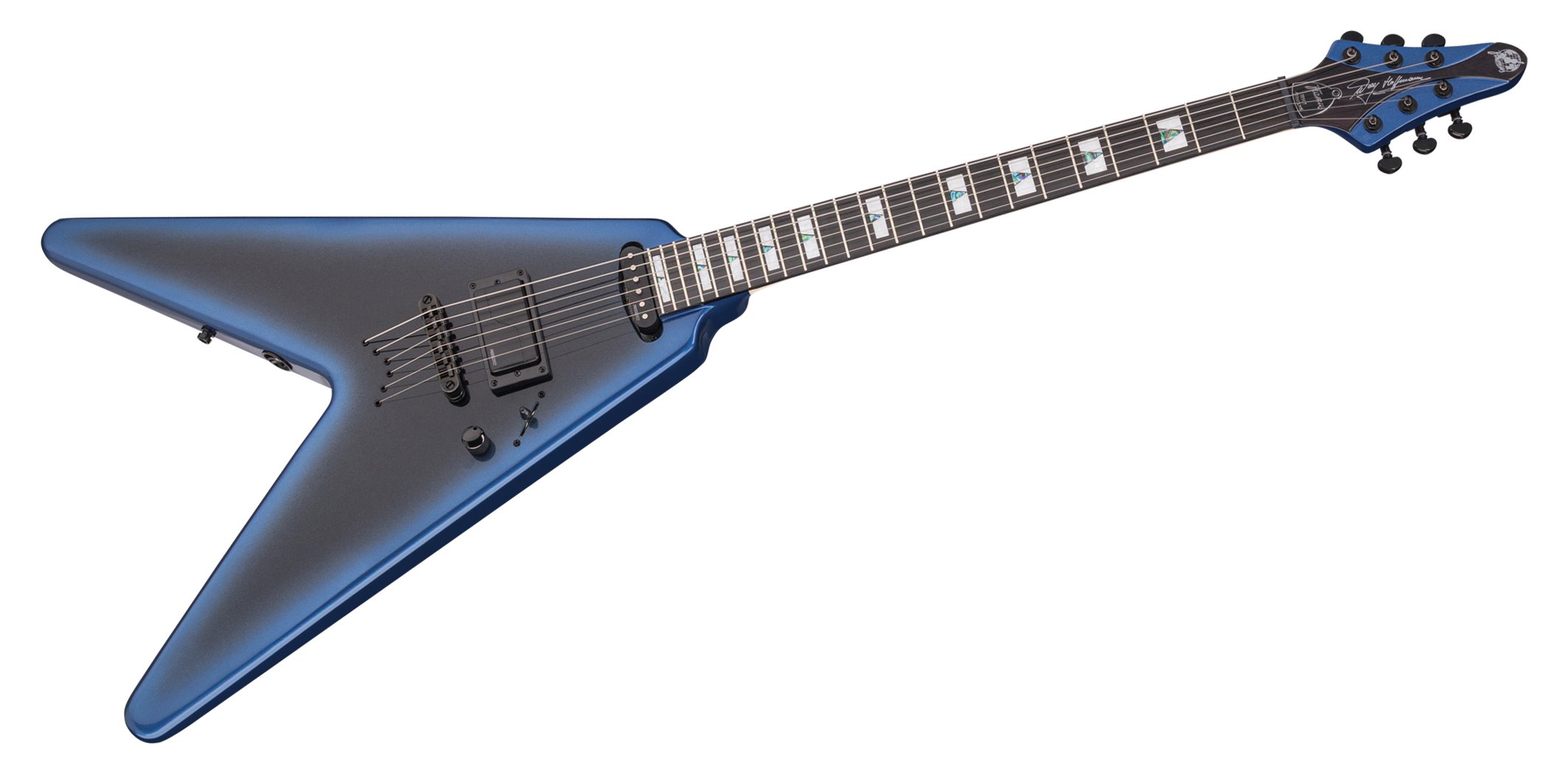 Artist Line Breaker WH-1 - Solid Dark Night Metallic High Polish E-Gitarre